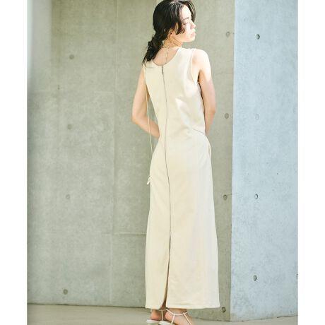 定価14,960円 新品 アダムエロペ 2WAYジップジレワンピース キナリ