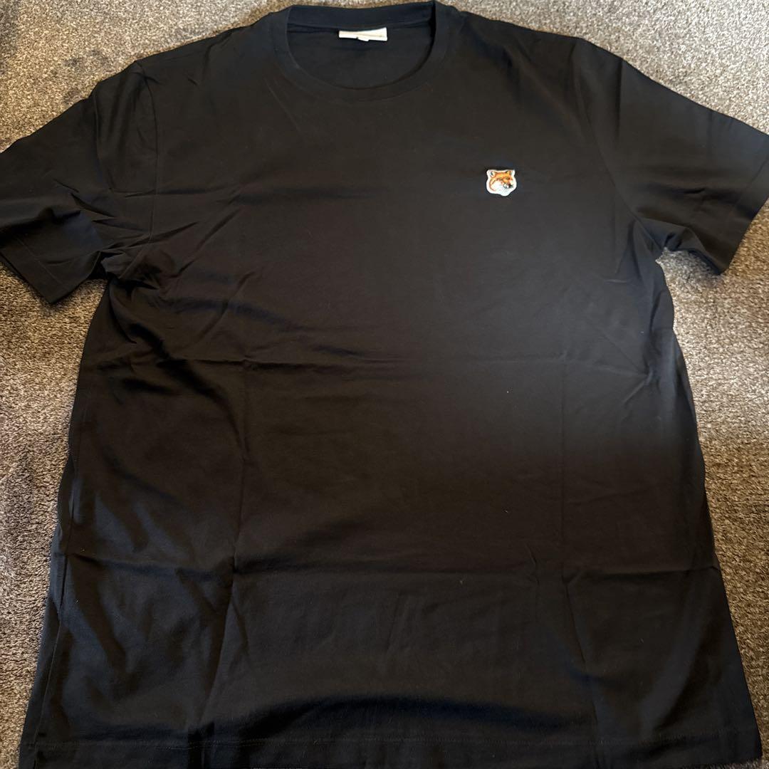 MAISON KITSUNÉ ブラック Tシャツ Lサイズ