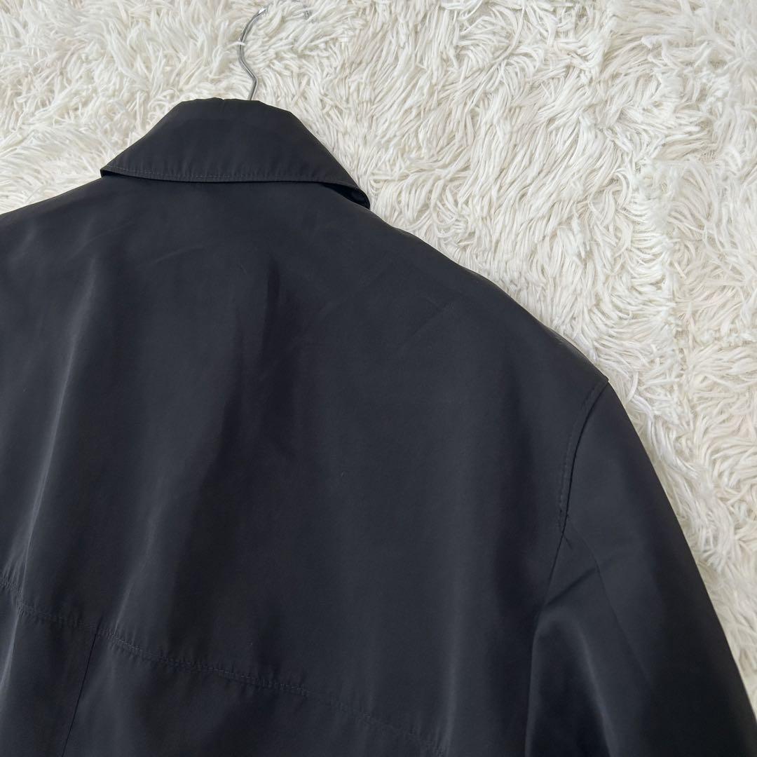 希少大きいサイズ ヒューゴボス HUGO BOSS ステンカラーコート 黒 50