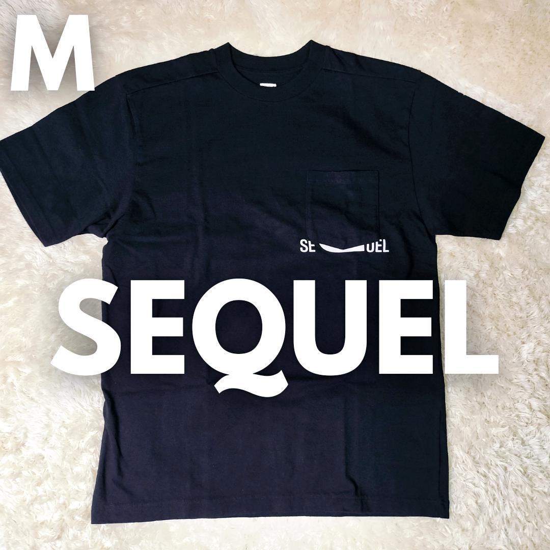 未使用✨️SEQUEL シークエル 21ss ポケット プリント Tシャツ M