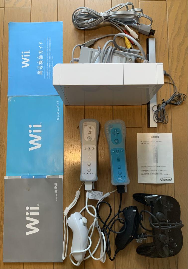 Wii 本体RVL-001(JPN)一式 マリオカートソフト1本セット