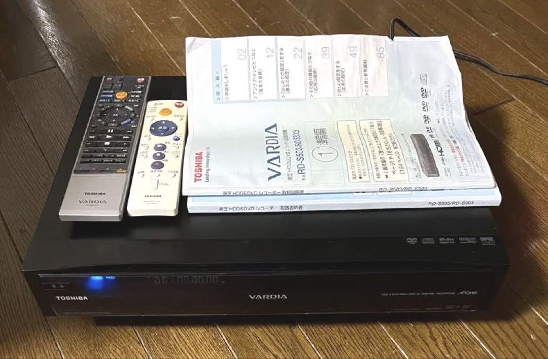TOSHIBA HDD&DVDレコーダー RD-S303
