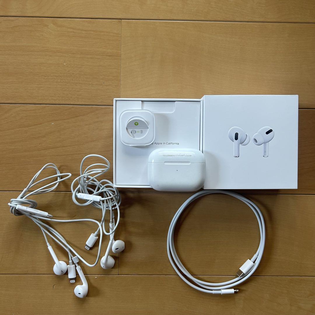 「純正」 Apple Air Pods Pro 本体 イヤホン2本 右耳 箱付き