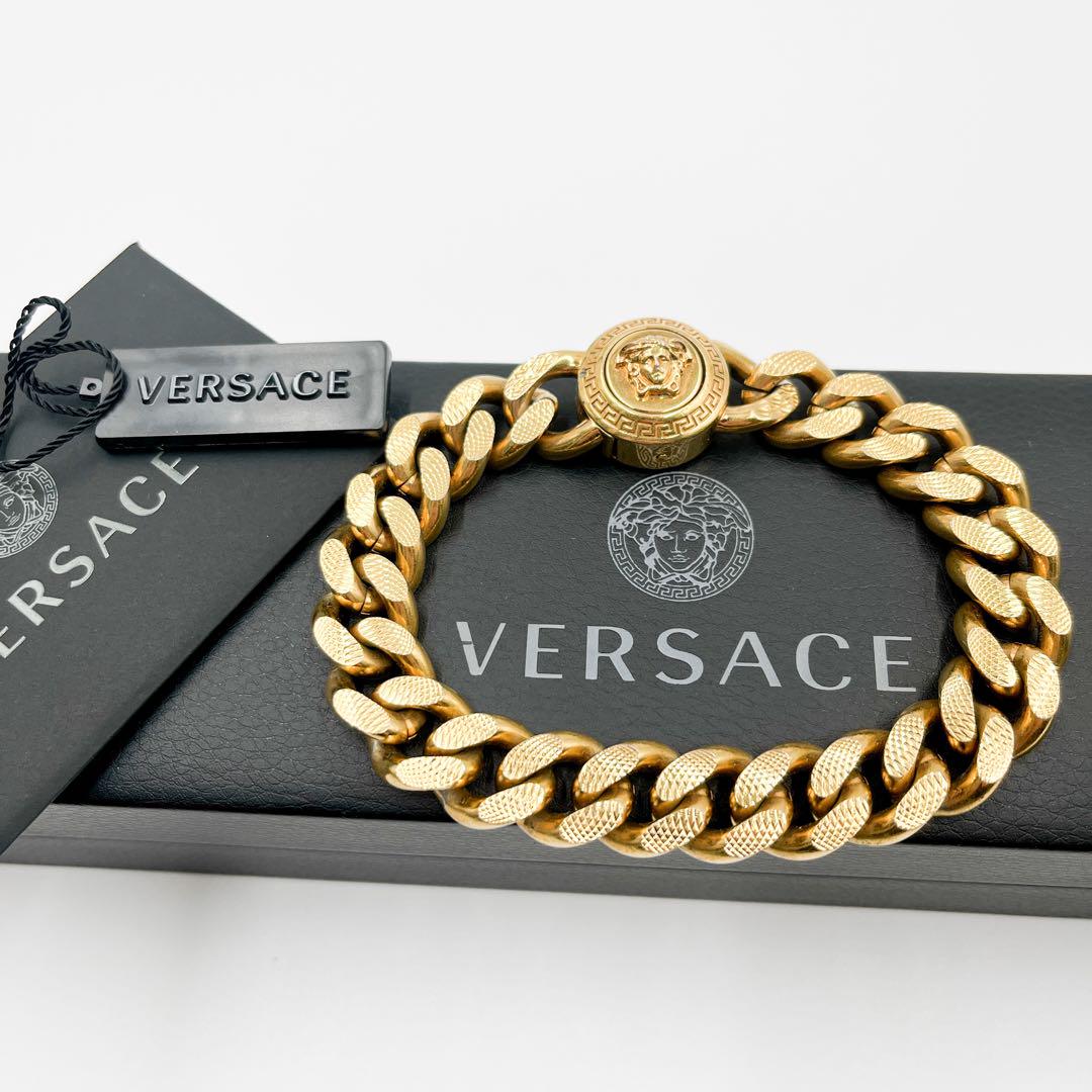 VERSACE チェーンブレスレット メドゥーサ 喜平
