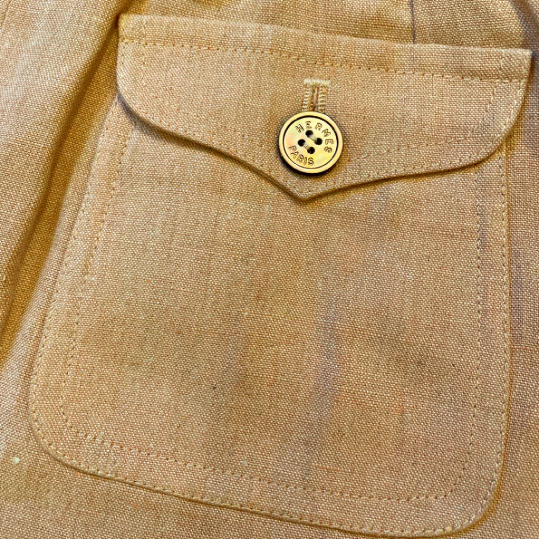 新品人気SALE ⭐️ご専用ページ⭐️HERMÈS 36 ピンクベージュ jrJoe-m38381230131 麻100%ショートパンツ セール在庫