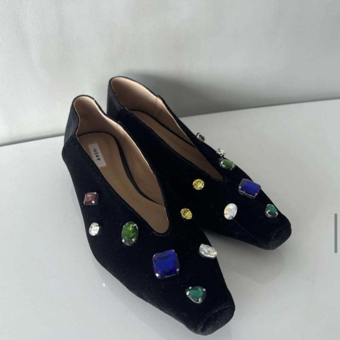 Ameri VINTAGE アメリ UND BIJOU FLAT PUMPS