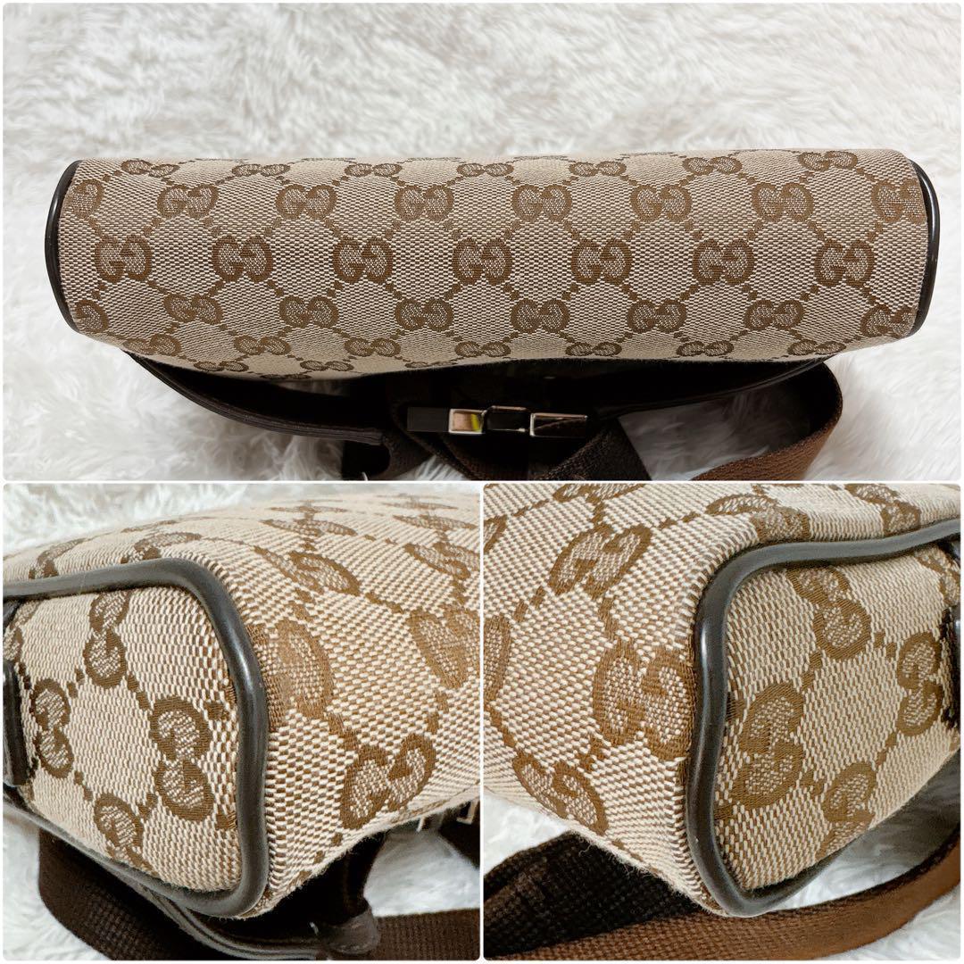 GUCCI グッチ GGキャンバス ボディバッグ ウエストポーチ 449174
