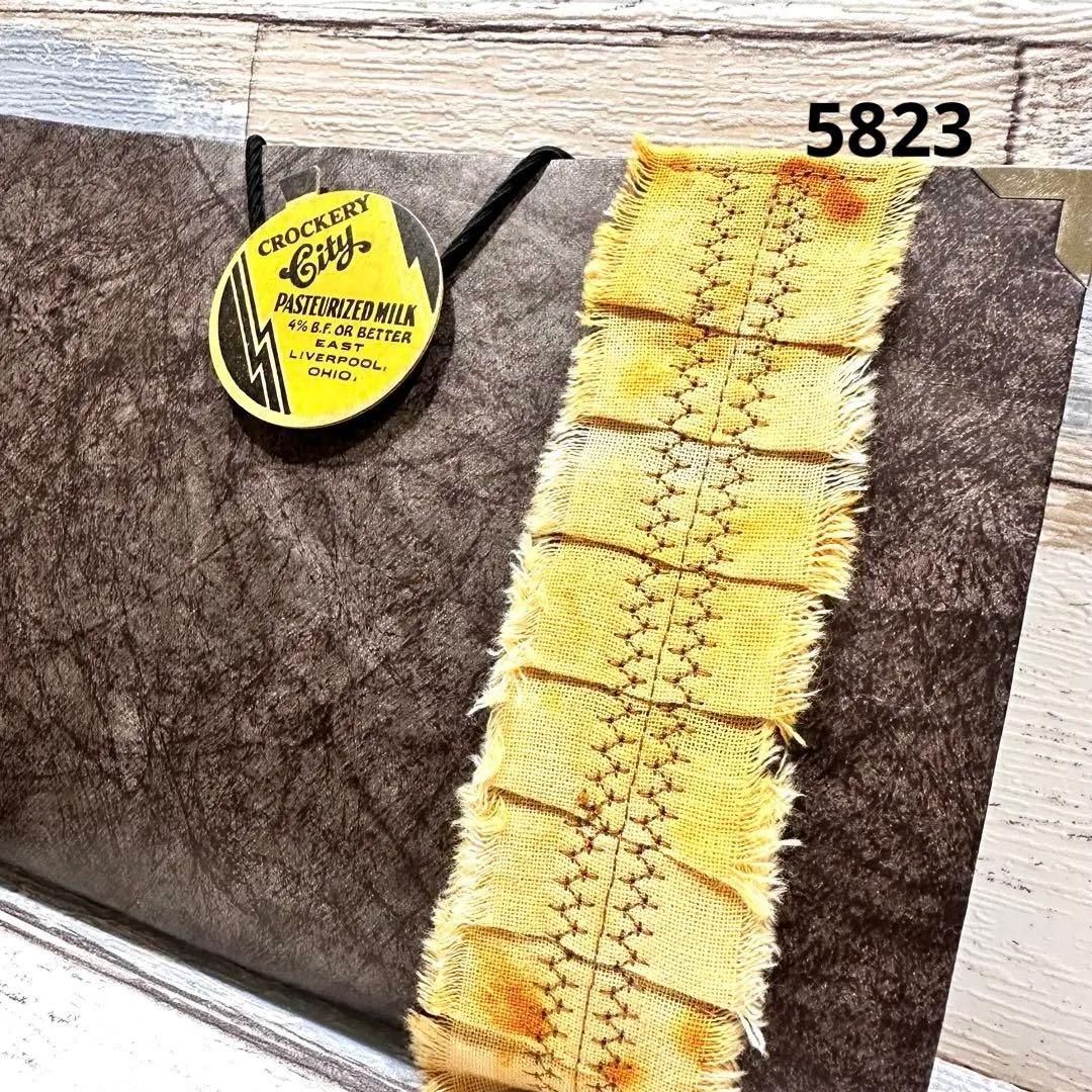 SALE！蛇腹ファイル　通常サイズ　おすそ分け　ロウ引き　5823