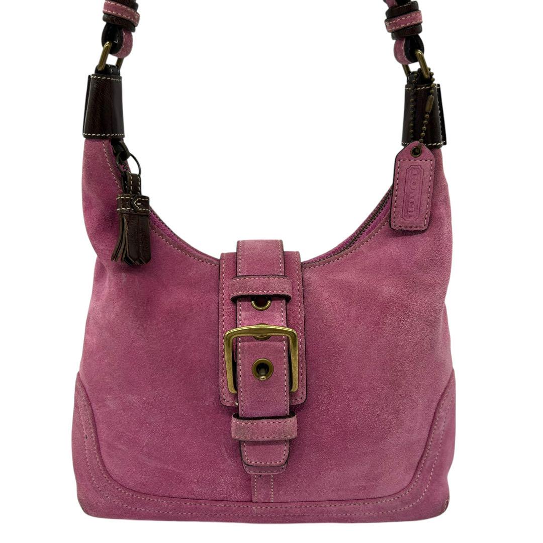 美品 1714 Vintage COACH Hampton Hobo bag