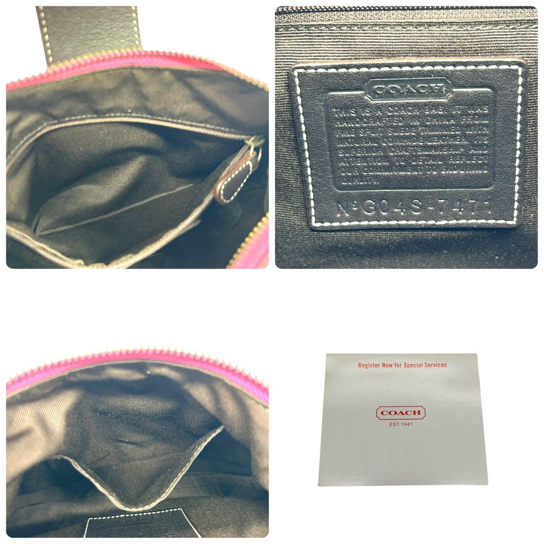美品 1714 Vintage COACH Hampton Hobo bag