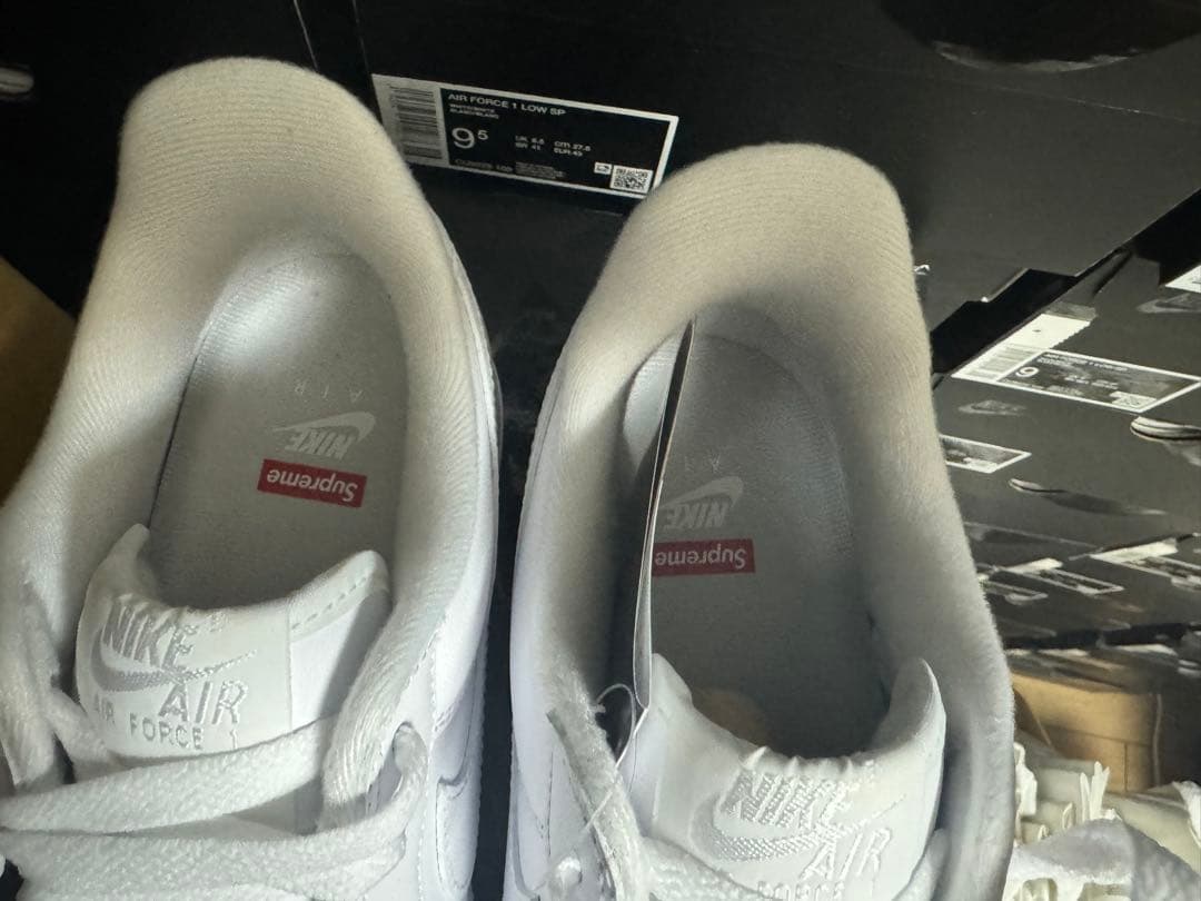 Nike Air Force 1 Supreme ホワイト-25 Nike Air Force 1 Supreme ホワイト-25