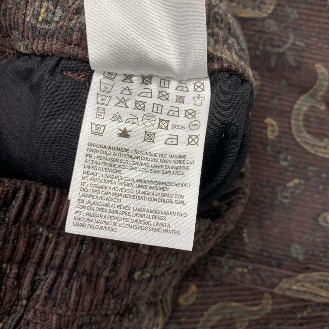 72▢Carhartt ペイズリーコーデュロイパンツ TS1118-4