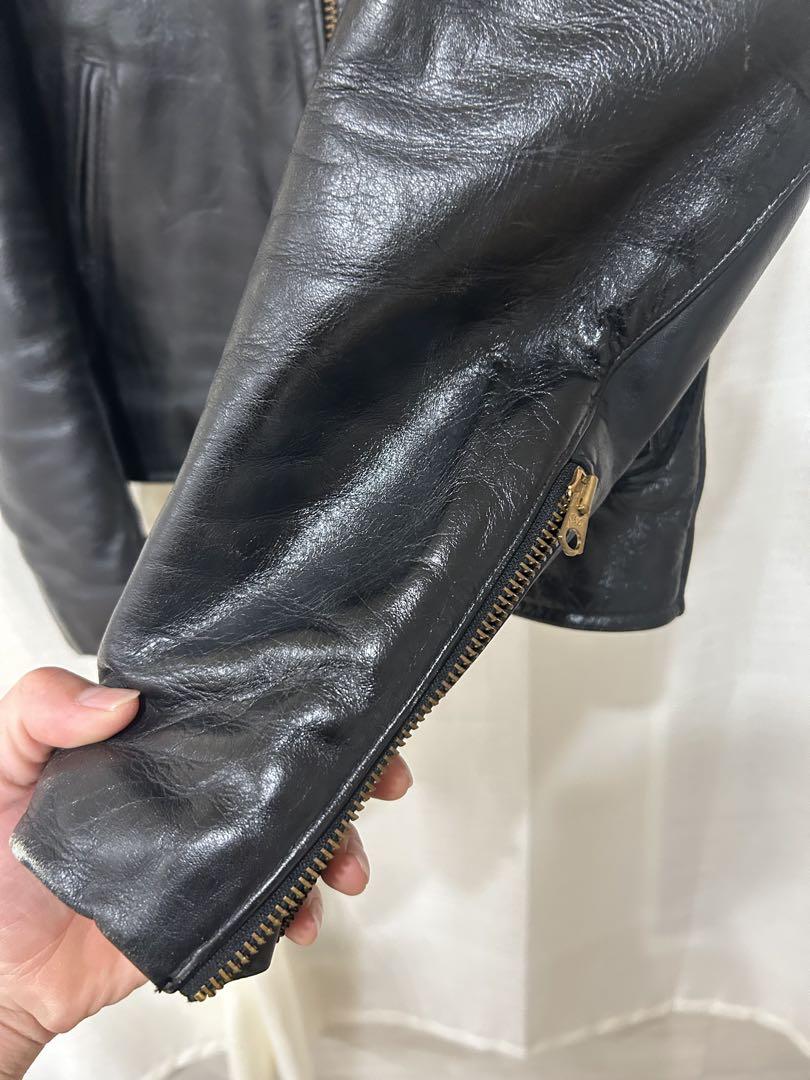 VANSON(バンソン) レザージャケットブラック　サイズ38