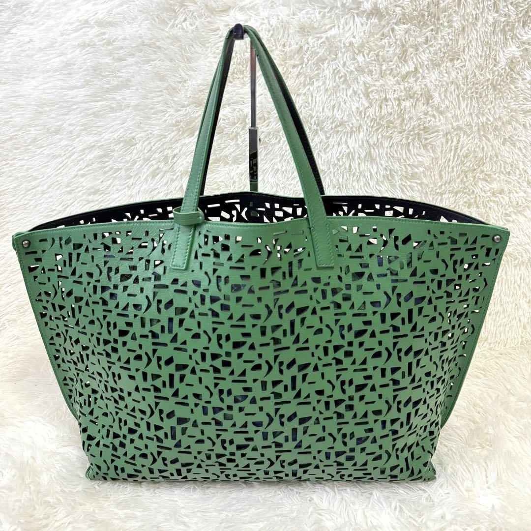 激レア✨ アクリス トートバッグ ターンロック カットワーク