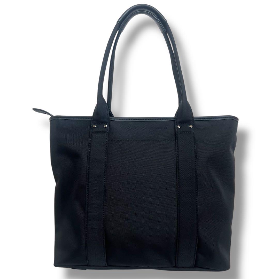 極美品 ブラックレーベルクレストブリッジ トートバッグ ナイロン ブラック