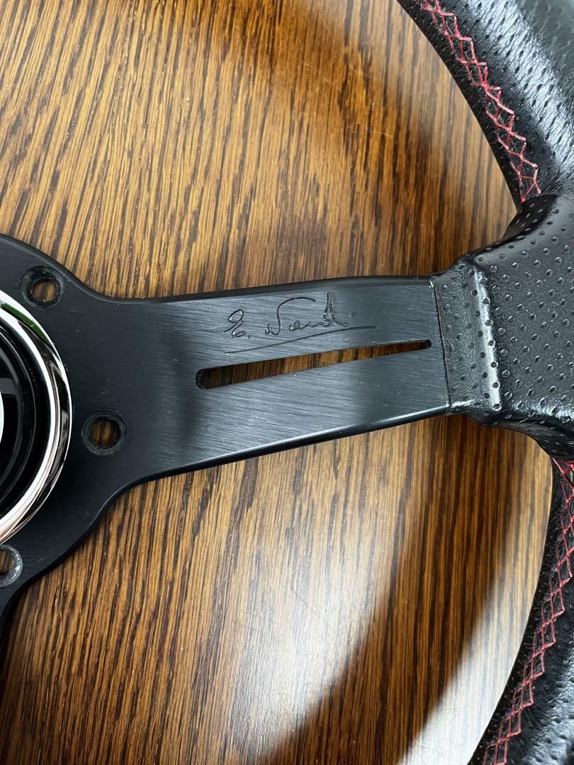 ステアリング　黒/赤　330π ナルディ製NARDI