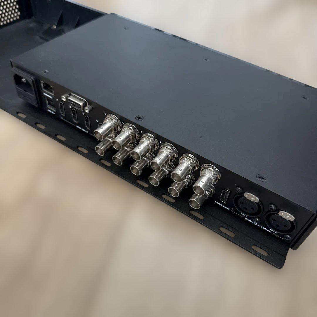 ラックシェルフ付 Blackmagic スイッチャー 配信 HDMI SDI