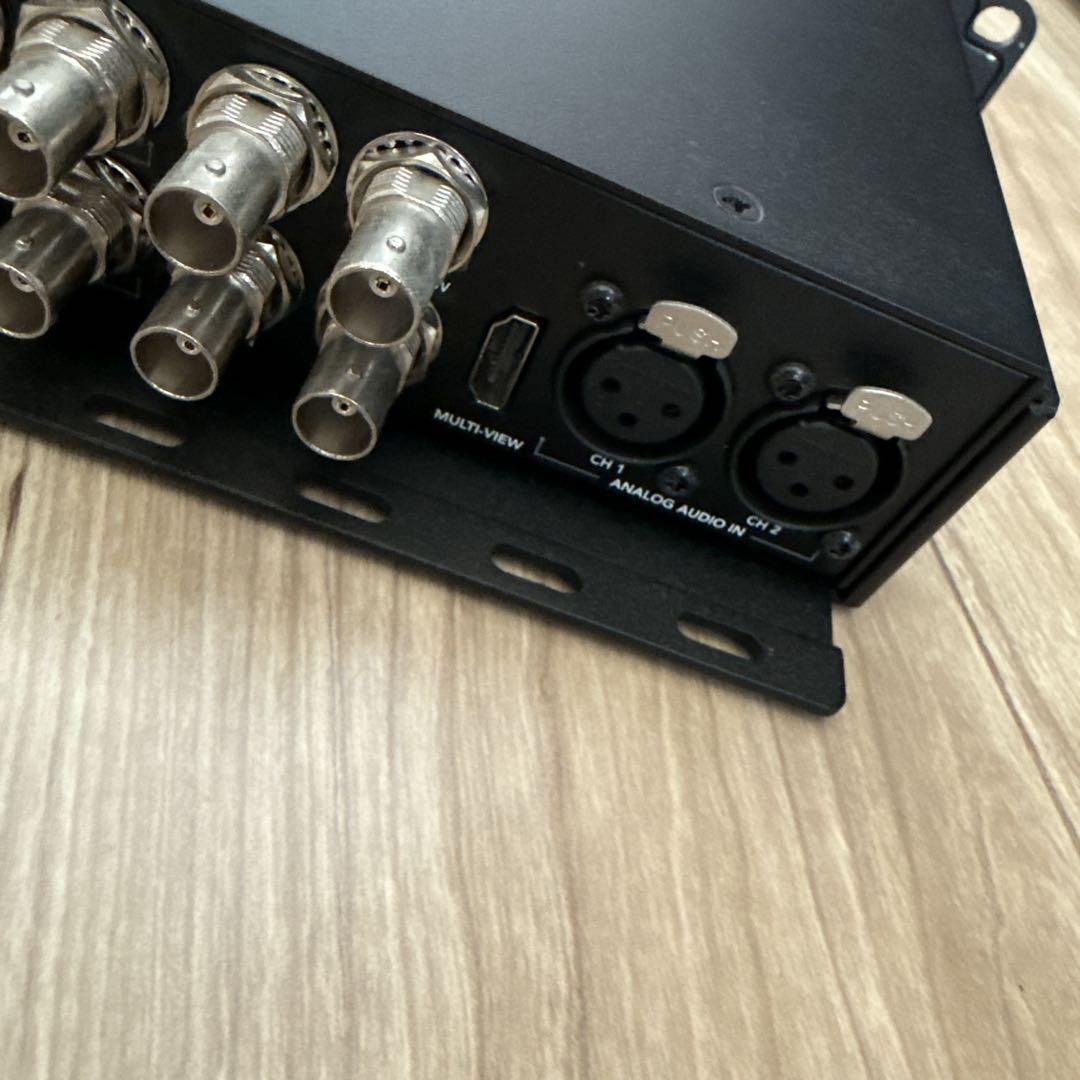 ラックシェルフ付 Blackmagic スイッチャー 配信 HDMI SDI
