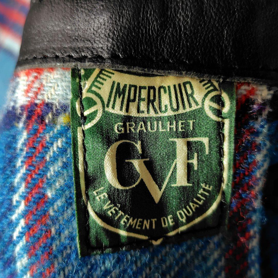 ✨実物✨60s★ヴィンテージ★フランス製★コルビジェジャケット★レザージャケット