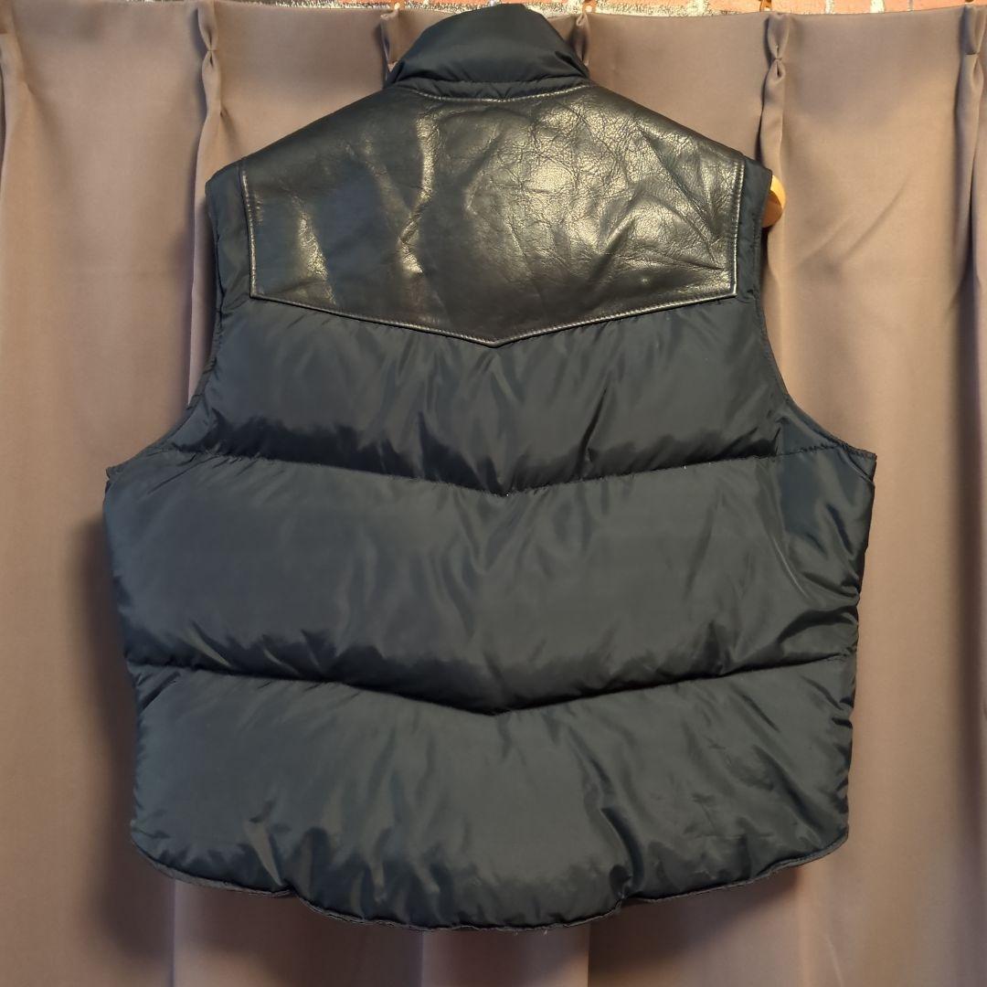 Schott レザー ダウン ベスト 42