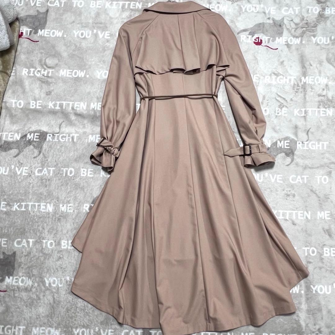 ✨完売品✨ eimy istoire ベルトフレアテロンチコート ロングコート ✨完売品✨ eimy istoire ベルトフレアテロンチコート ロングコート