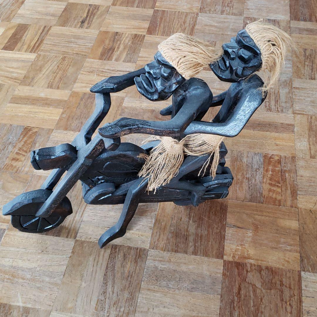 原人　大型インテリア　アジアン雑貨　置物