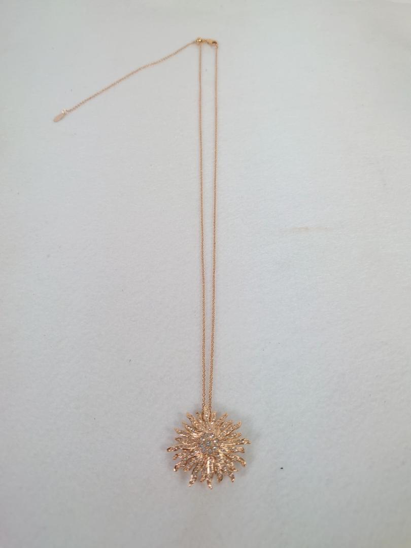 【美品】グロッセ　ペンダント＆ブローチ（ゴールド）