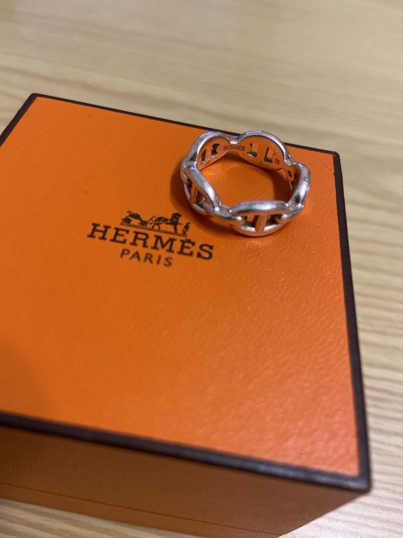 【美品】HERMES シェーヌダンクル　シルバー925