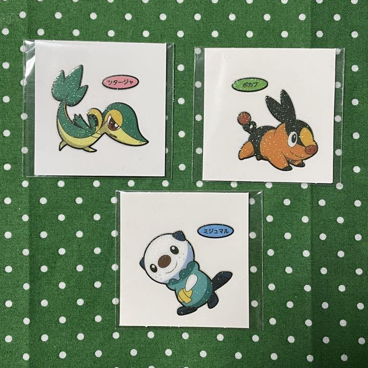 デコキャラシール ツタージャ ポカブ ミジュマル メルカリ