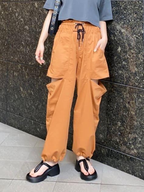 MOUSSY♡ DOUBLE WAIST UTILITY PANTS