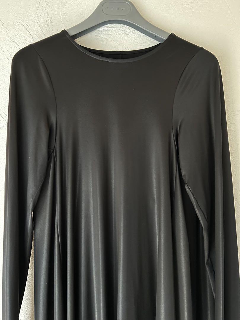 【新品】MM6 MaisonMargiela フェイクレザー ワンピース 新品】MM6 MaisonMargiela フェイクレザー ワンピース