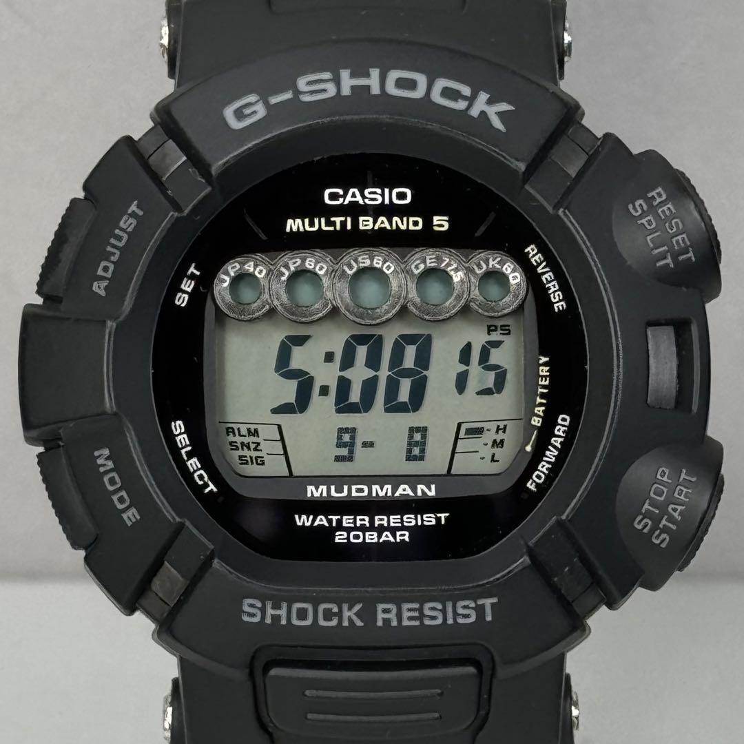未使用同様 極美品 G-SHOCK GW-9000 マッドマン 電波ソーラー 未使用同様 極美品 G-SHOCK GW-9000 マッドマン 電波ソーラー