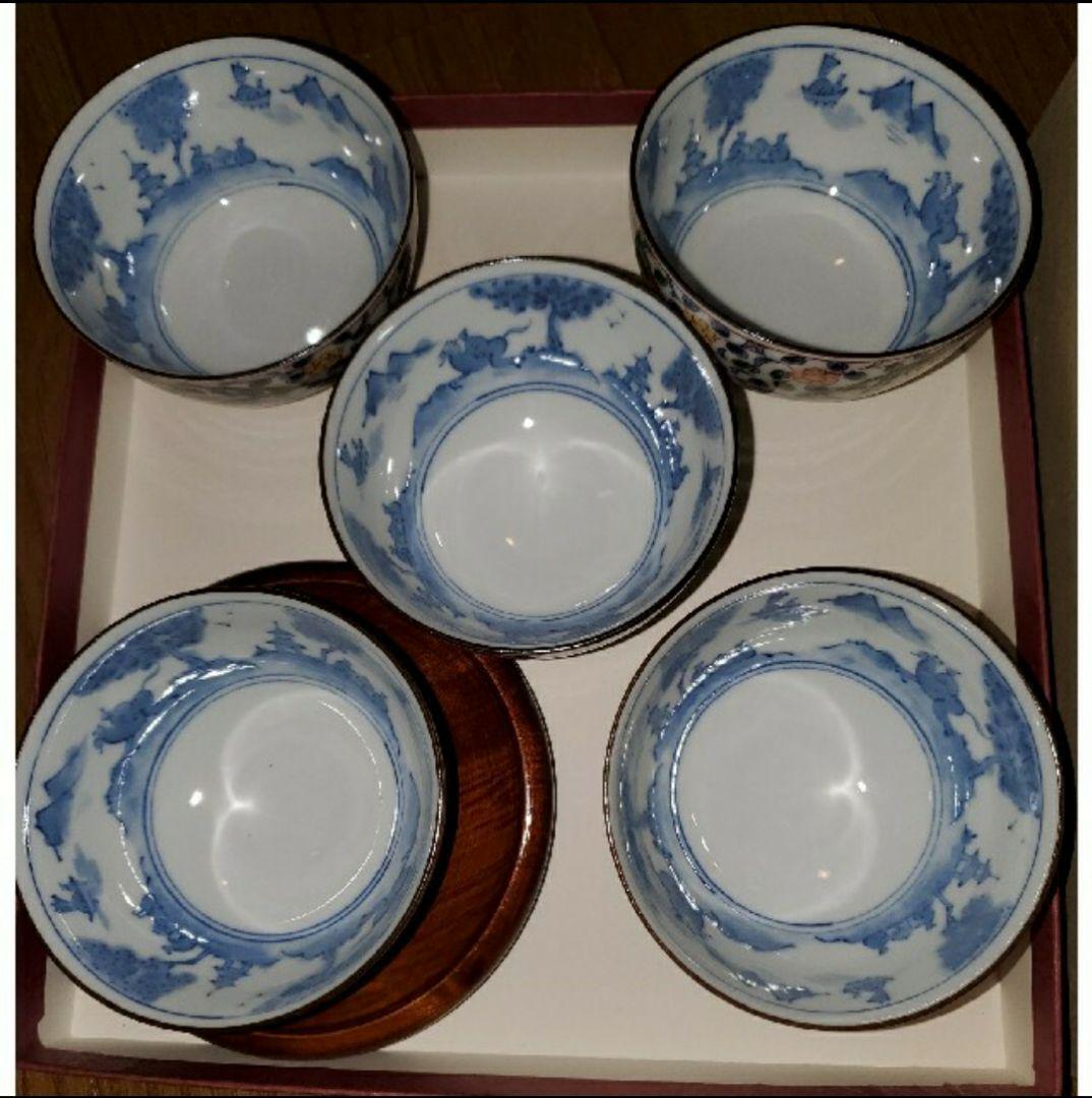 未使用茶器セット5客龍峯