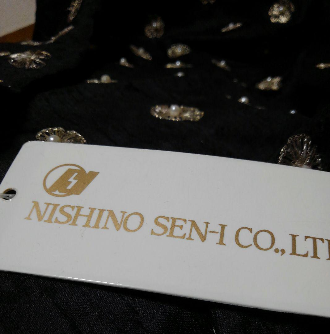 超激得大人気 インドシルク着分 黒地に一面金糸の刺繍&パールビーズ CojJy-m38408026105 HOT限定SALE
