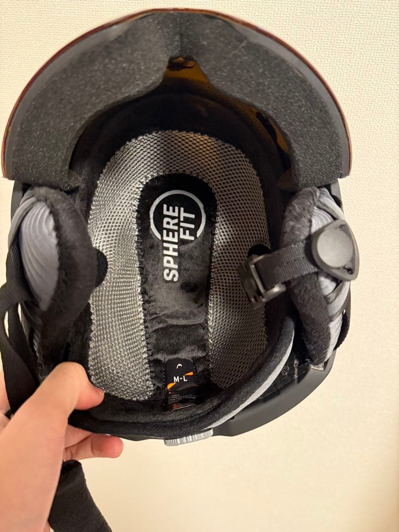 HEAD RADER マットブラック XLサイズ HEAD RADAR M/L(56-59 cm)サイズ