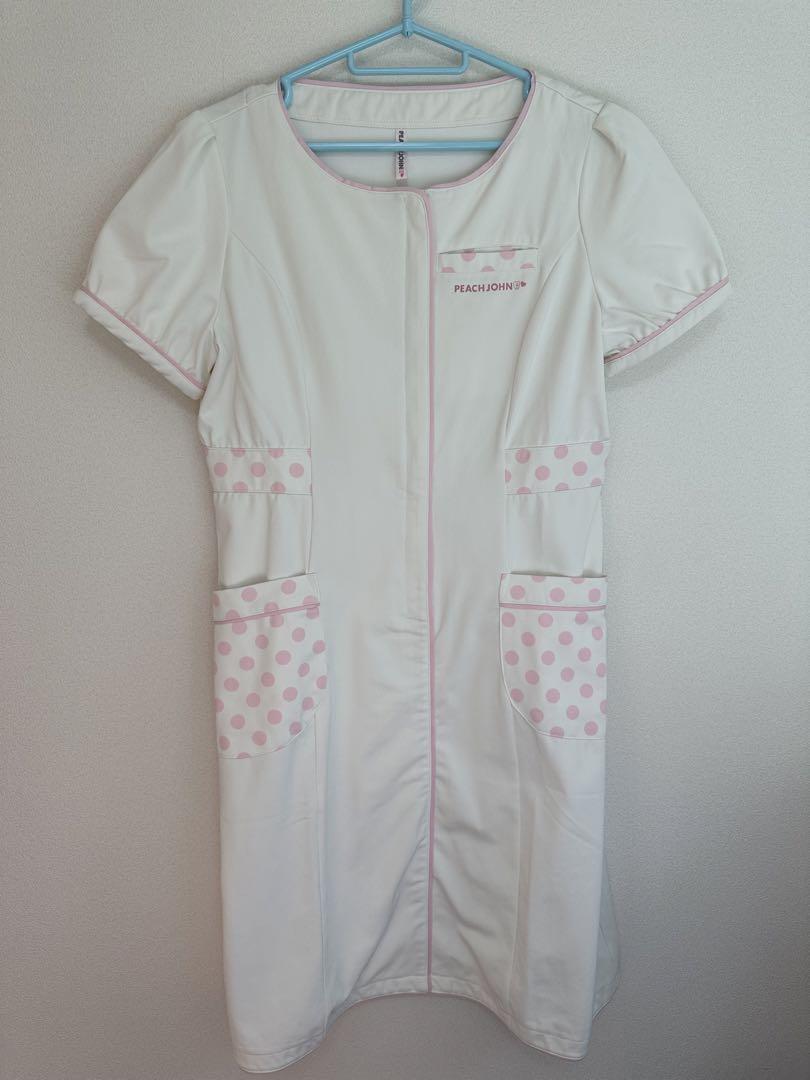 10枚PEACH JOHN ナースウェア エプロンピンク ピーチジョン ナース服 エプロンセット
