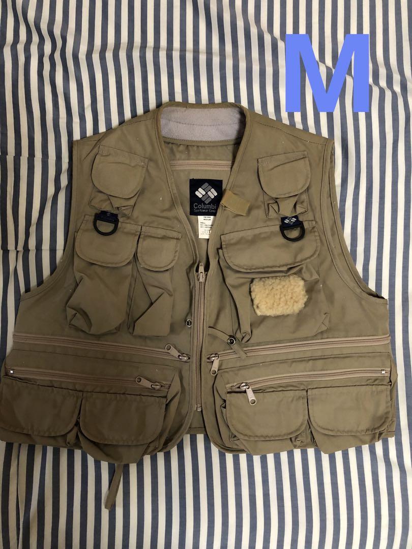 80s Columbia コロンビア　M フィッシングベストベスト　ジャケット