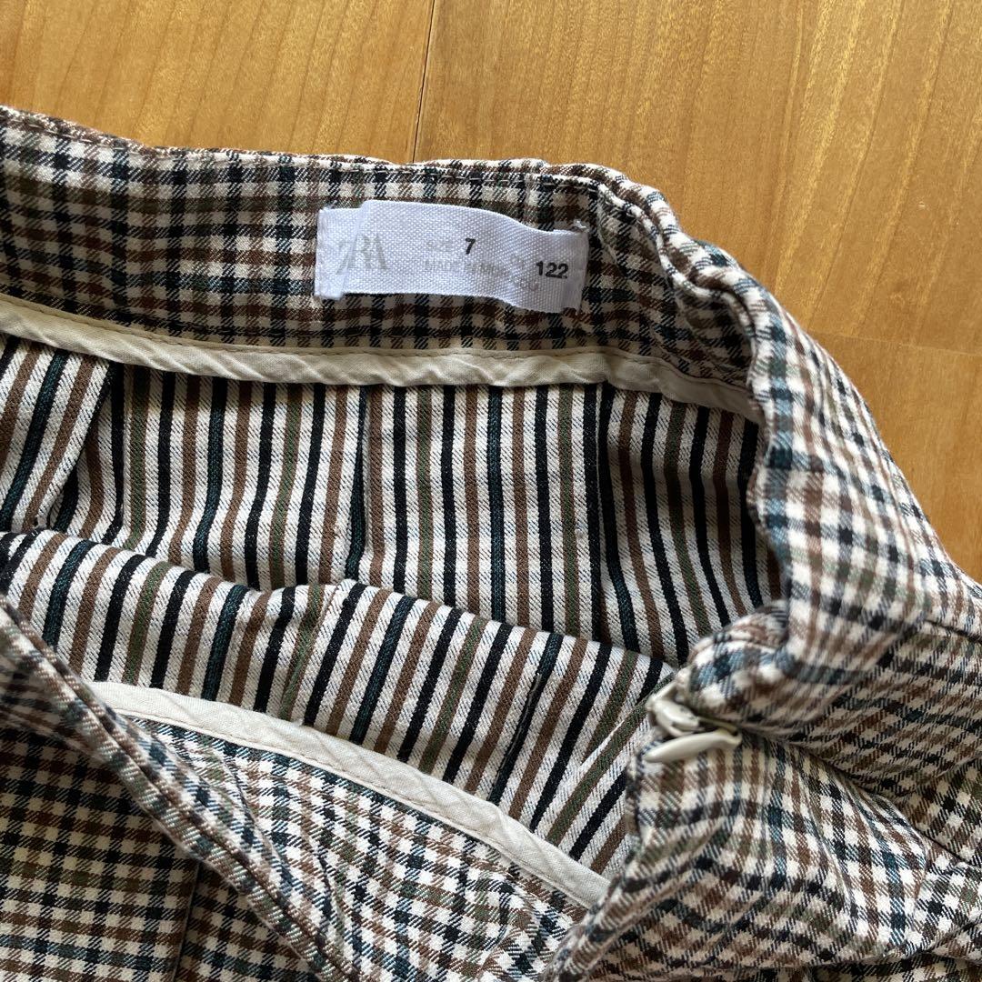 cygneシーニュスタイルアップキュロットスカートショーパン ZARA 刺繍入りキュロットパンツ - ベージュ/ゴールデンブラウン