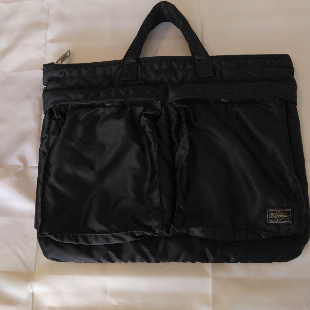 PORTER ブラックナイロンバッグ