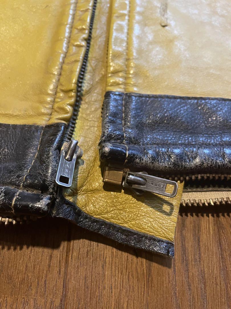 60’s BATES ハンドペイントレザージャケットシングル ヴィンテージ