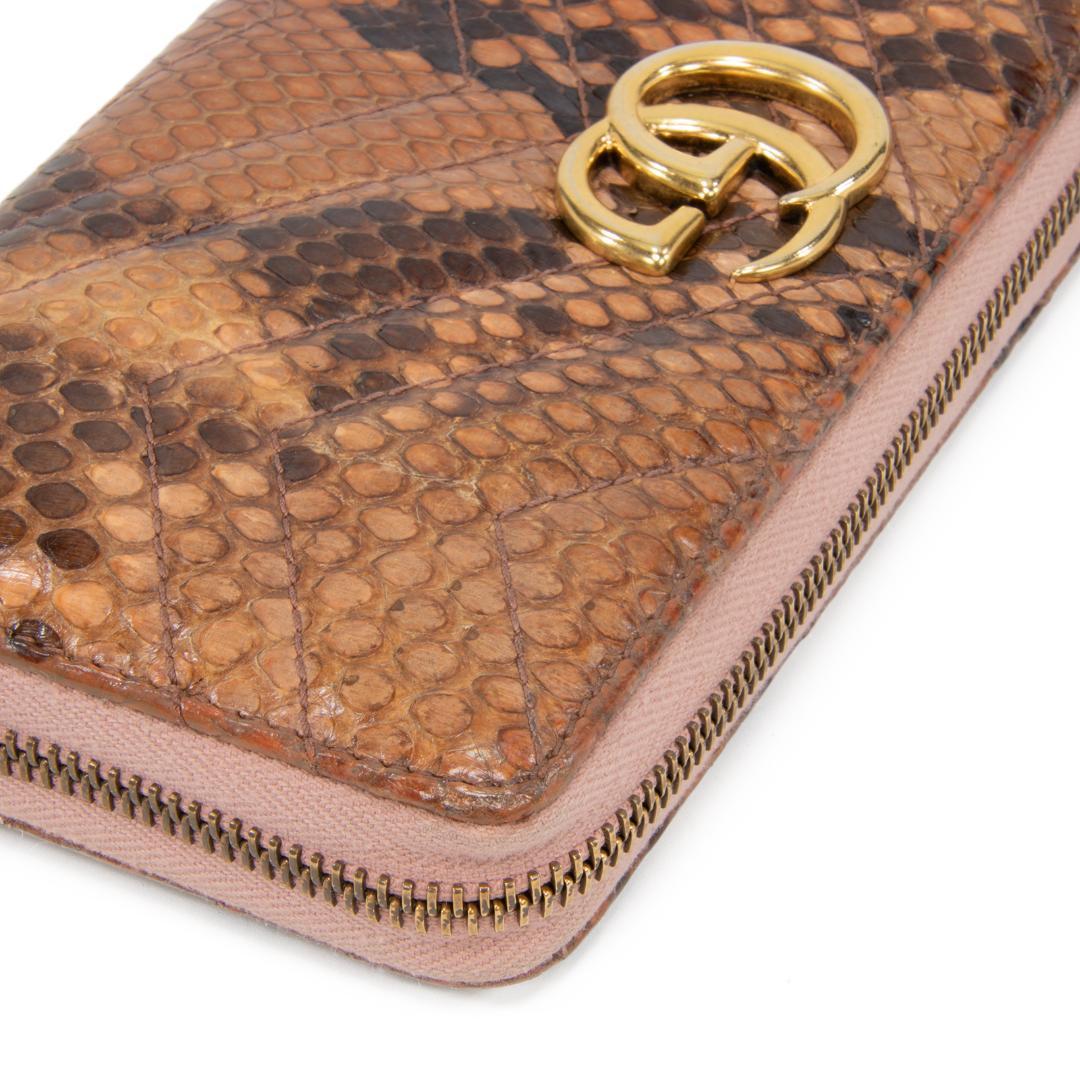 【極美品・極希少】グッチ 長財布 GGマーモント パイソン パール レディース GUCCI（財布）のフリマアイテム一覧