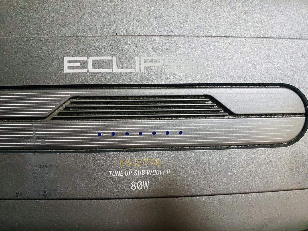 ECLIPSE E502TSWサブウーファーとE502 CPスピーカー - カー