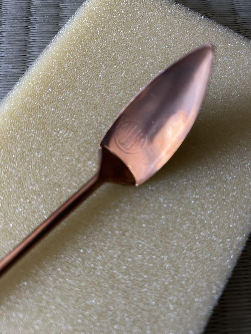茶道具￼炉灰匙 六方式 灰匙 銅製 6本セット￼共箱