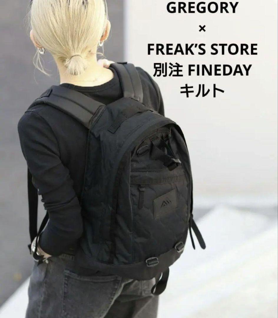 定率割引 往復 GREGORY × キルト FINEDAY 別注 STORE FREAK'S バッグ