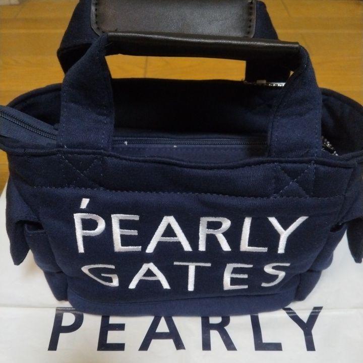 ⭐新品未使用⭐タグ付きPEARLY GATES⭐カートバッグ　⭐濃紺