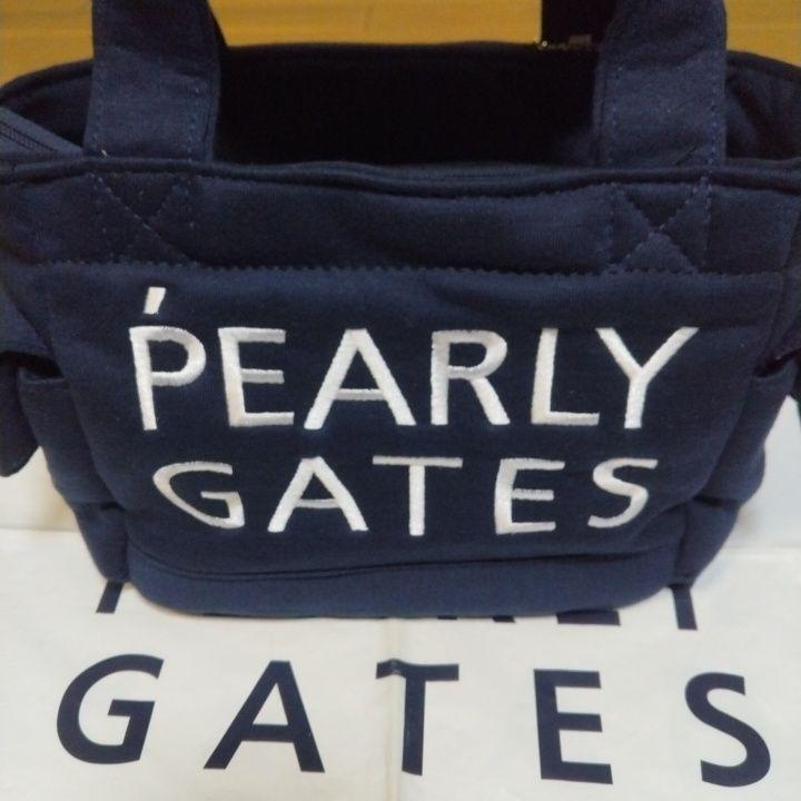 ⭐新品未使用⭐タグ付きPEARLY GATES⭐カートバッグ　⭐濃紺