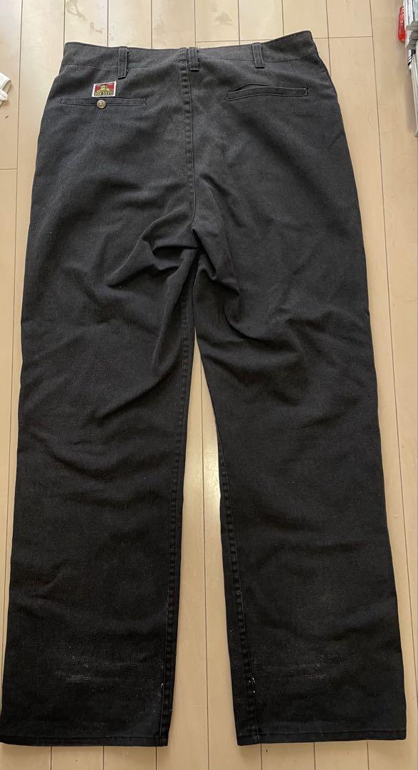 90s BEN DAVIS USA製 フリスコパンツ W34インチ【レアカラー】 BEN DAVIS フリスコパンツ ベンデイビス USA製 W34 ブラック