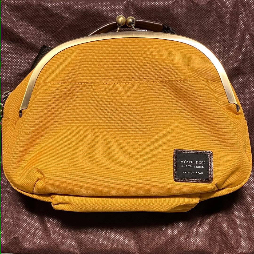超話題新作 AYANOKOJI あやの小路 マスタード がま口ポシェット型