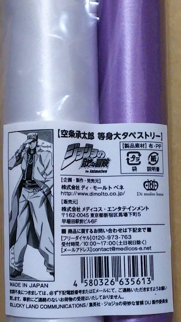 ジョジョの奇妙な冒険 等身大タペストリー 空条承太郎 新品未開封