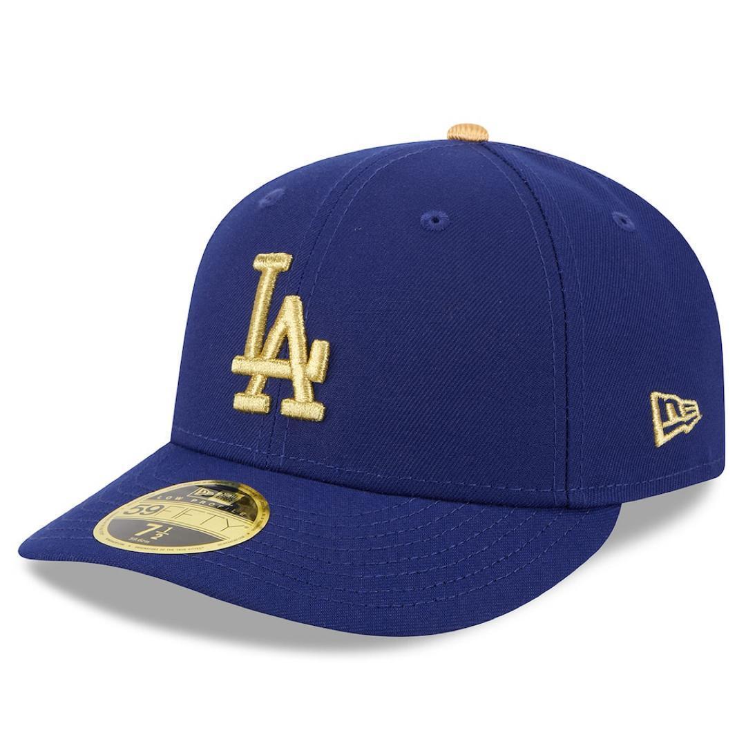 C38 ニューエラ キャップ ドジャース　ゴールドコレクションLP59FIFTY